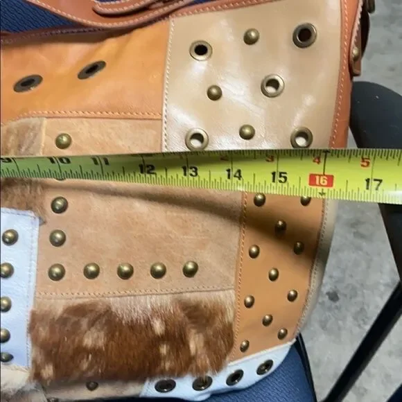 ‎Leather and Real Fur Purse - Picture 3 of 6